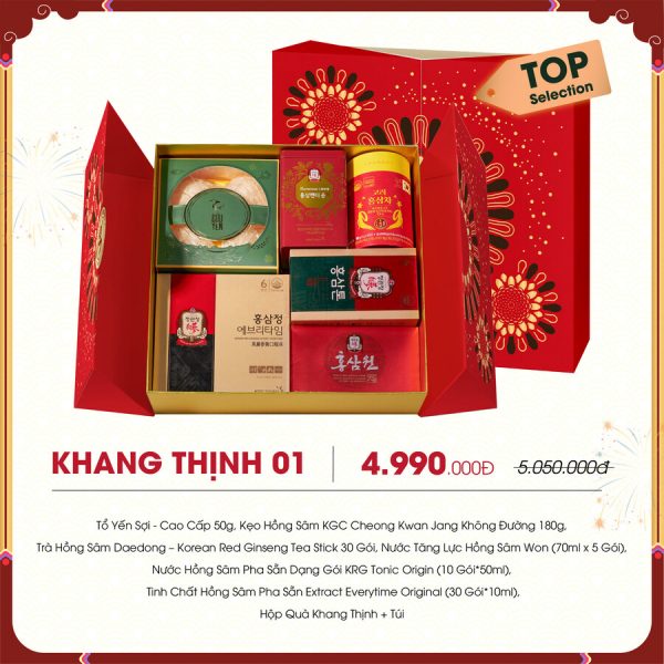 Hộp quà tết KHANG THỊNH 01