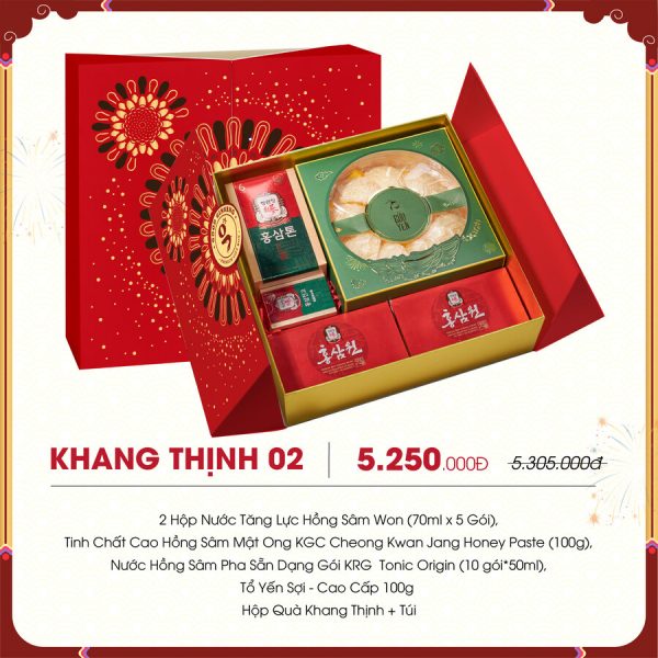 Hộp quà tết KHANG THỊNH 02