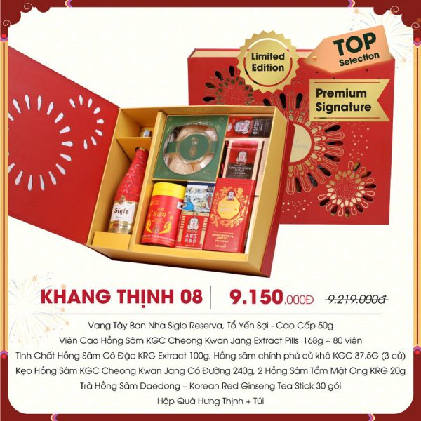 Hộp quà tết KHANG THỊNH 08
