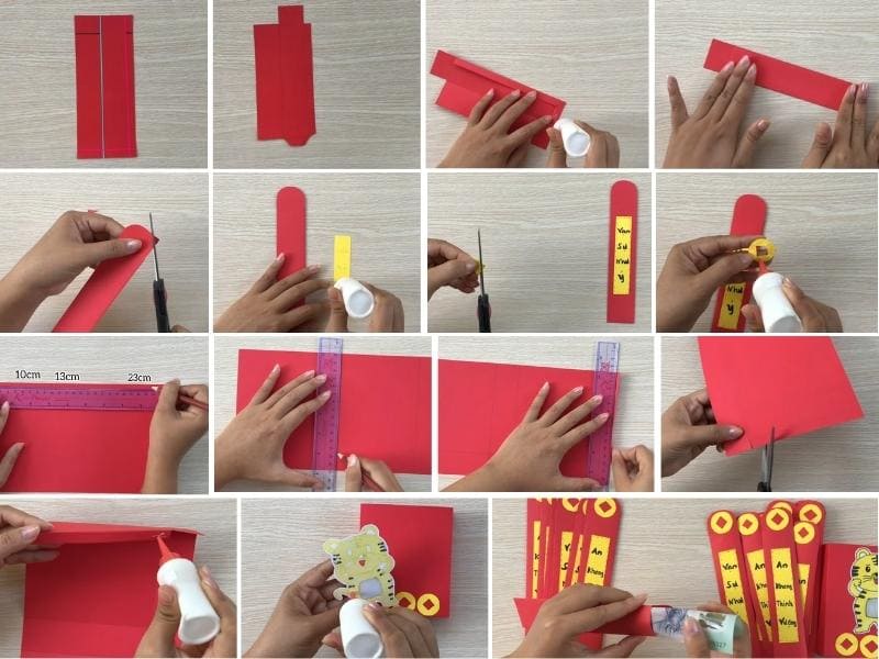 Cách làm bao lì xì gieo quẻ độc đáo