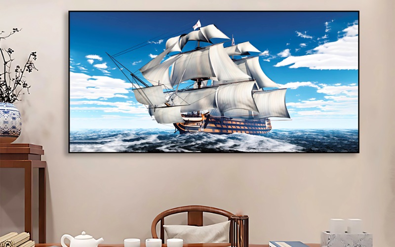 mua-qua-tet-cho-sep-tranh-phong-thuy-thuyen-buom